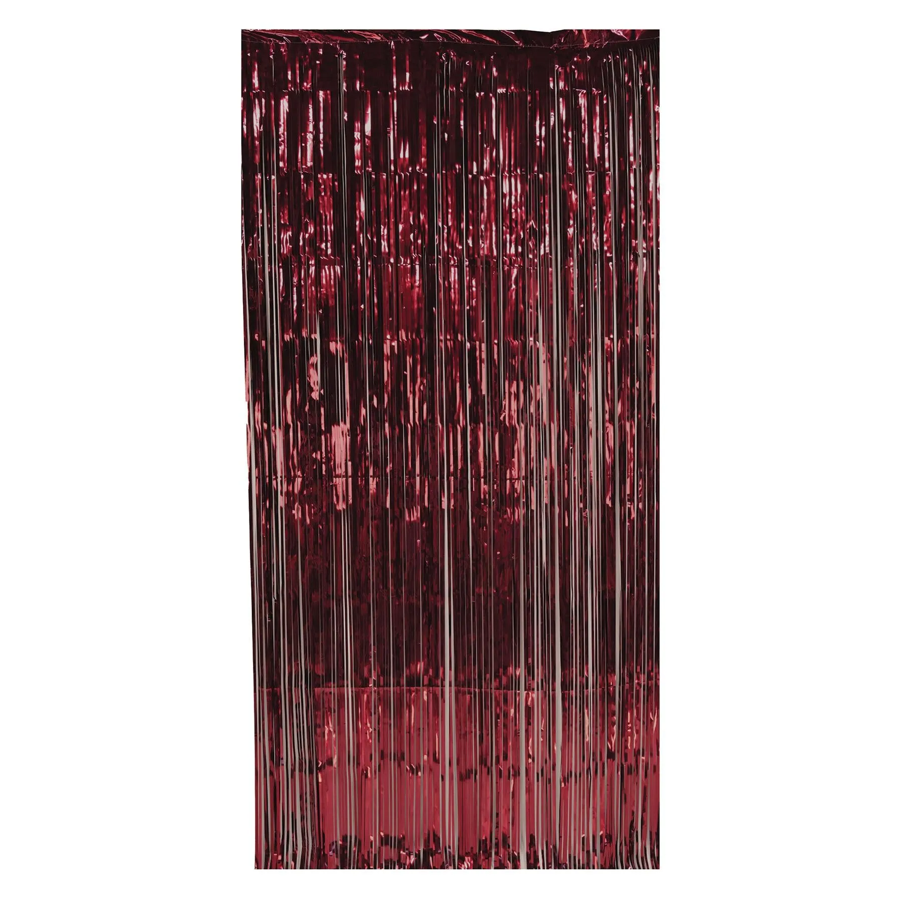1-Ply Gleam 'N Party Curtain - burgundy (6 Per Case)