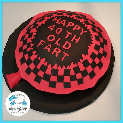 40TH Birthday Whoopie Cushion Cake