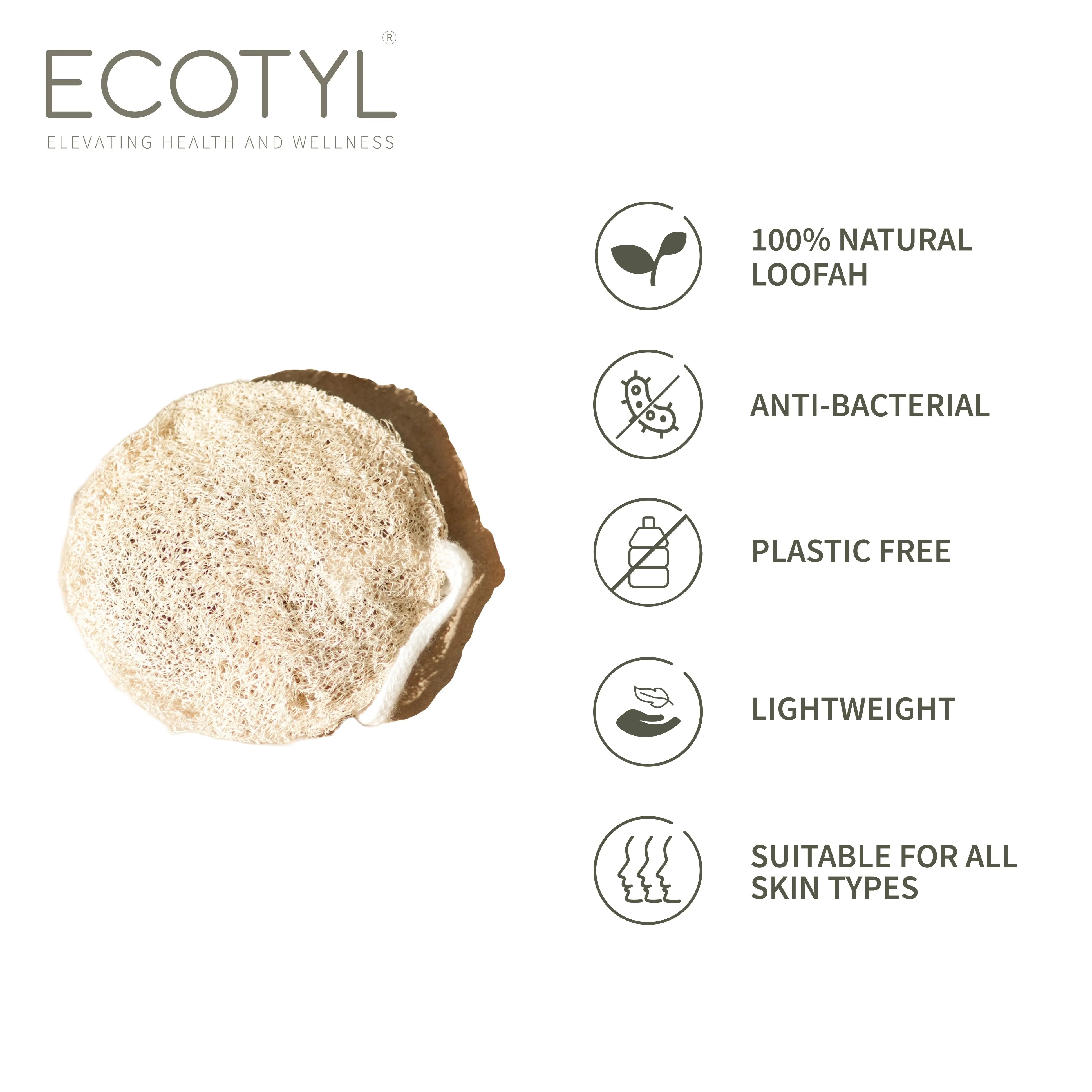 Body Loofah Set of 2