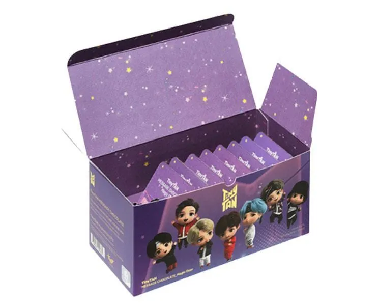 Bts Tinytan Message Chocolate Purple Box