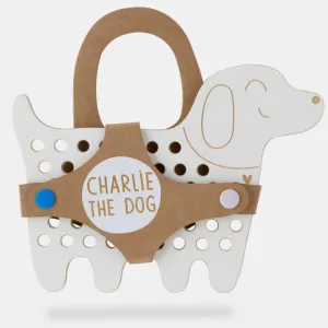 Charlie The Dog Wooden Lacing Toy