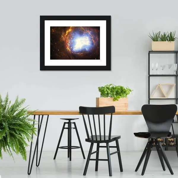 Colorful Nebula Canvas Wall Art