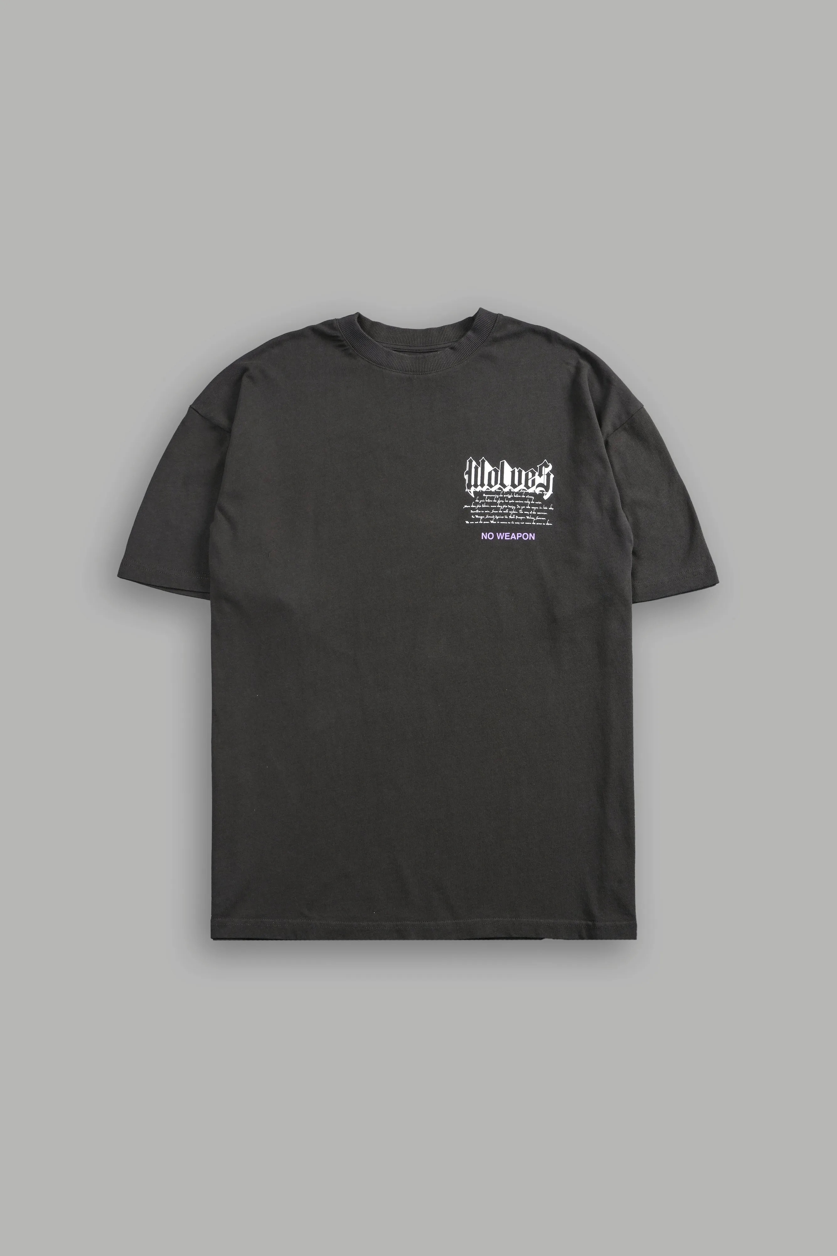 Create "Premium" Oversized Tee in Wolf Gray