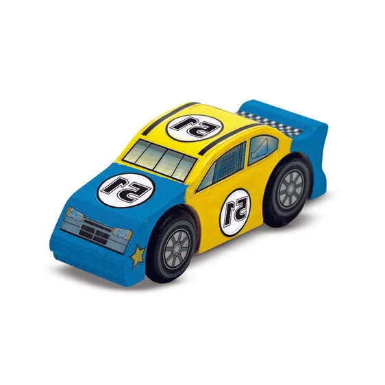 Decorate-Your-Own Race Car