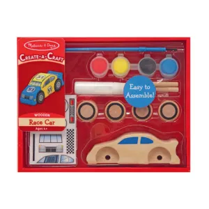 Decorate-Your-Own Race Car