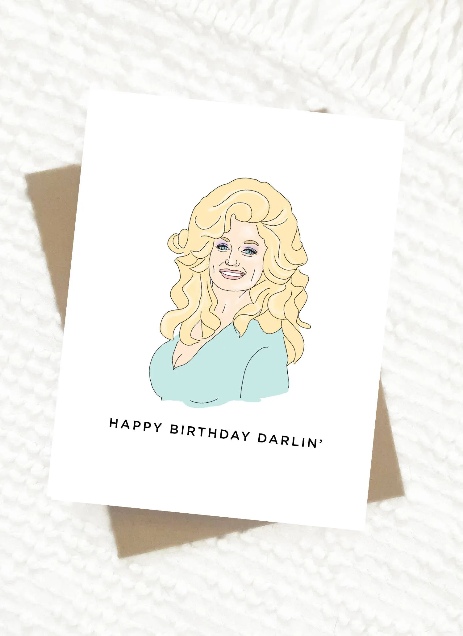 Dolly Parton Birthday Card
