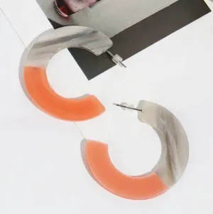 Double Chance Coral Earrings