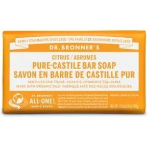 Dr. Bronner's Pure-Castile Bar Soap Citrus 140g