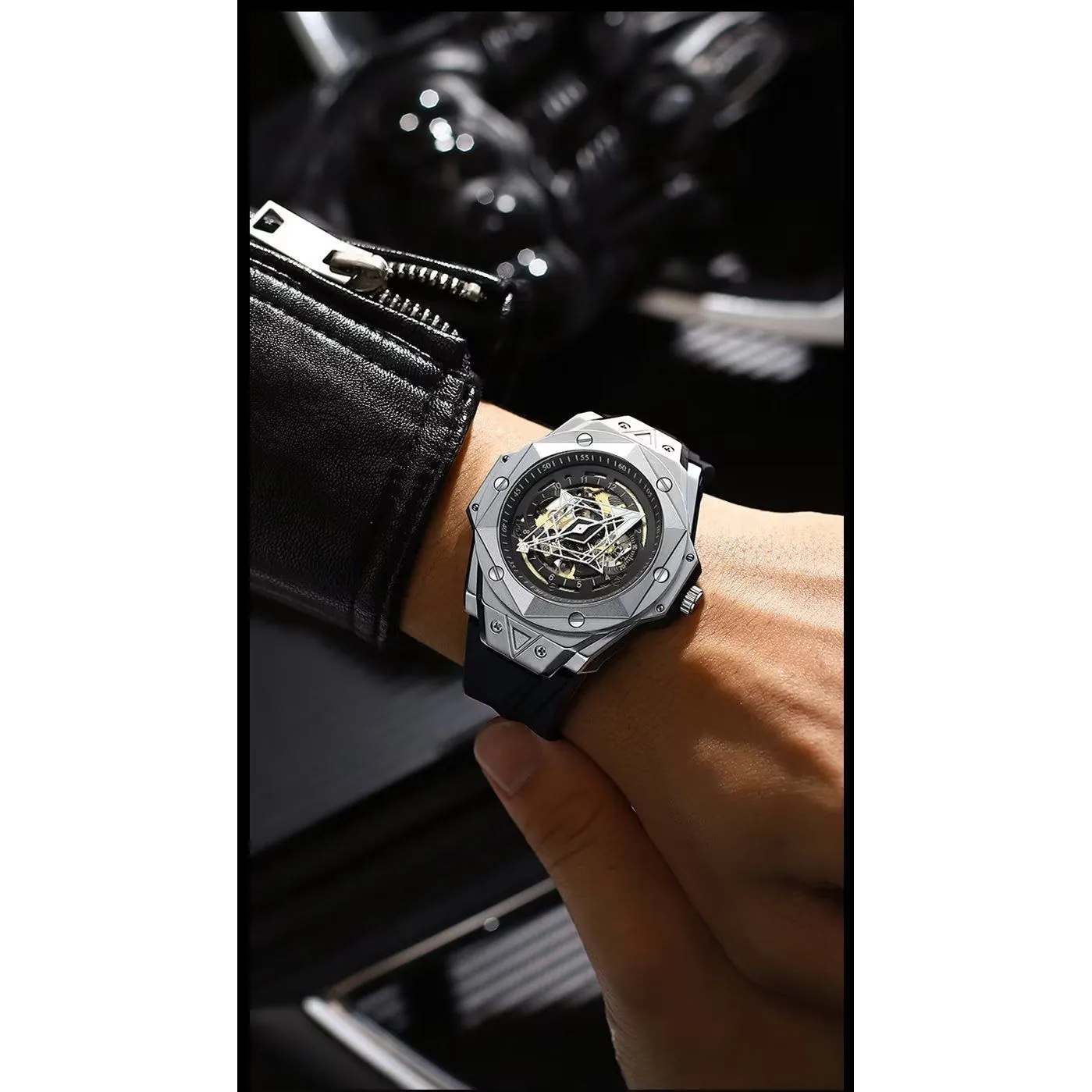 Elegant Quartz T35 Round Men's Business Watch