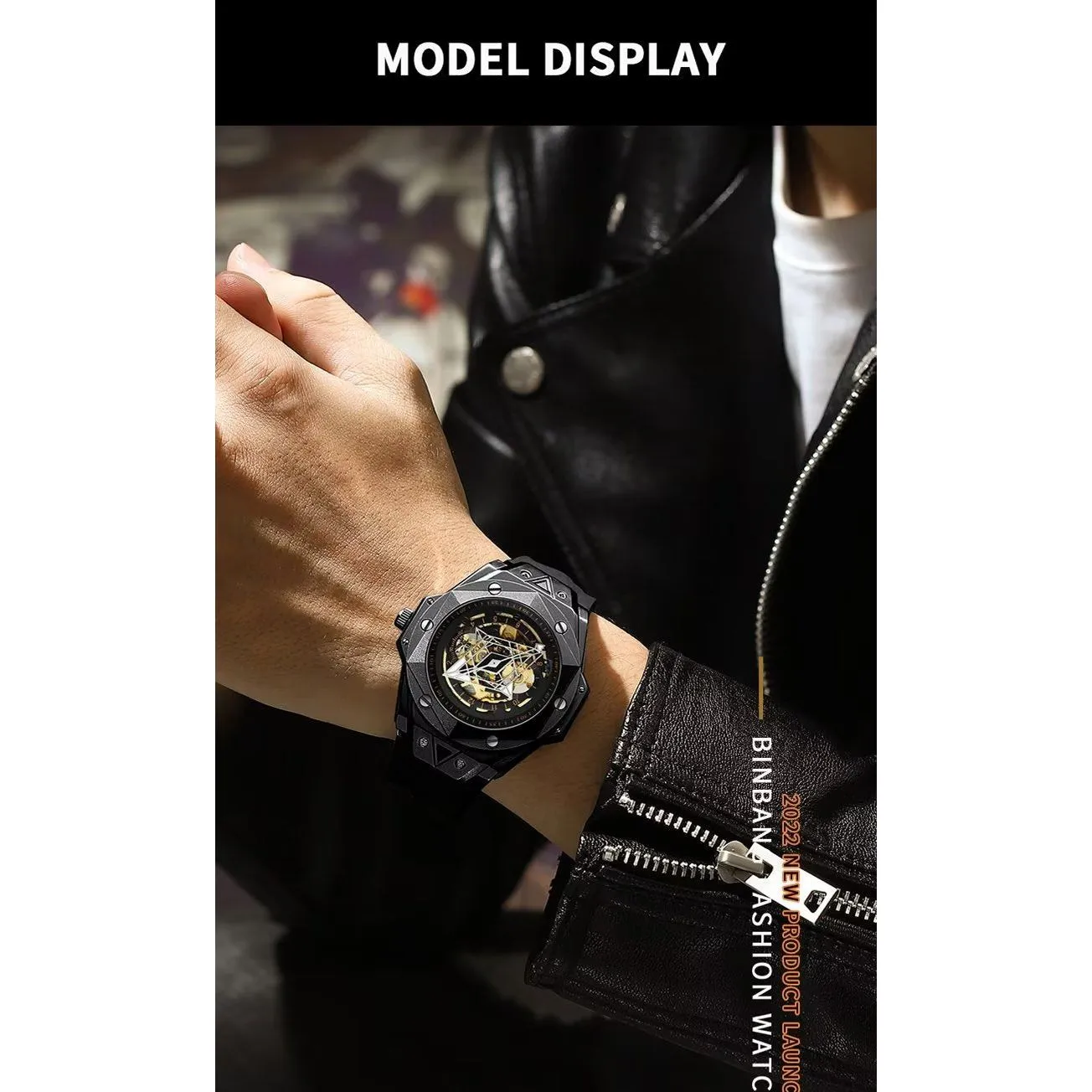 Elegant Quartz T35 Round Men's Business Watch