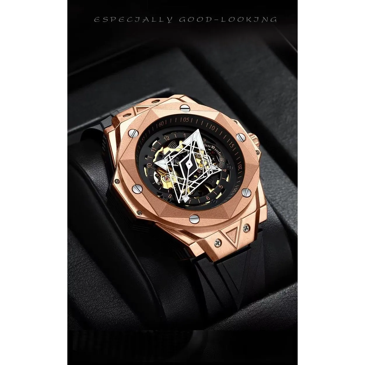 Elegant Quartz T35 Round Men's Business Watch