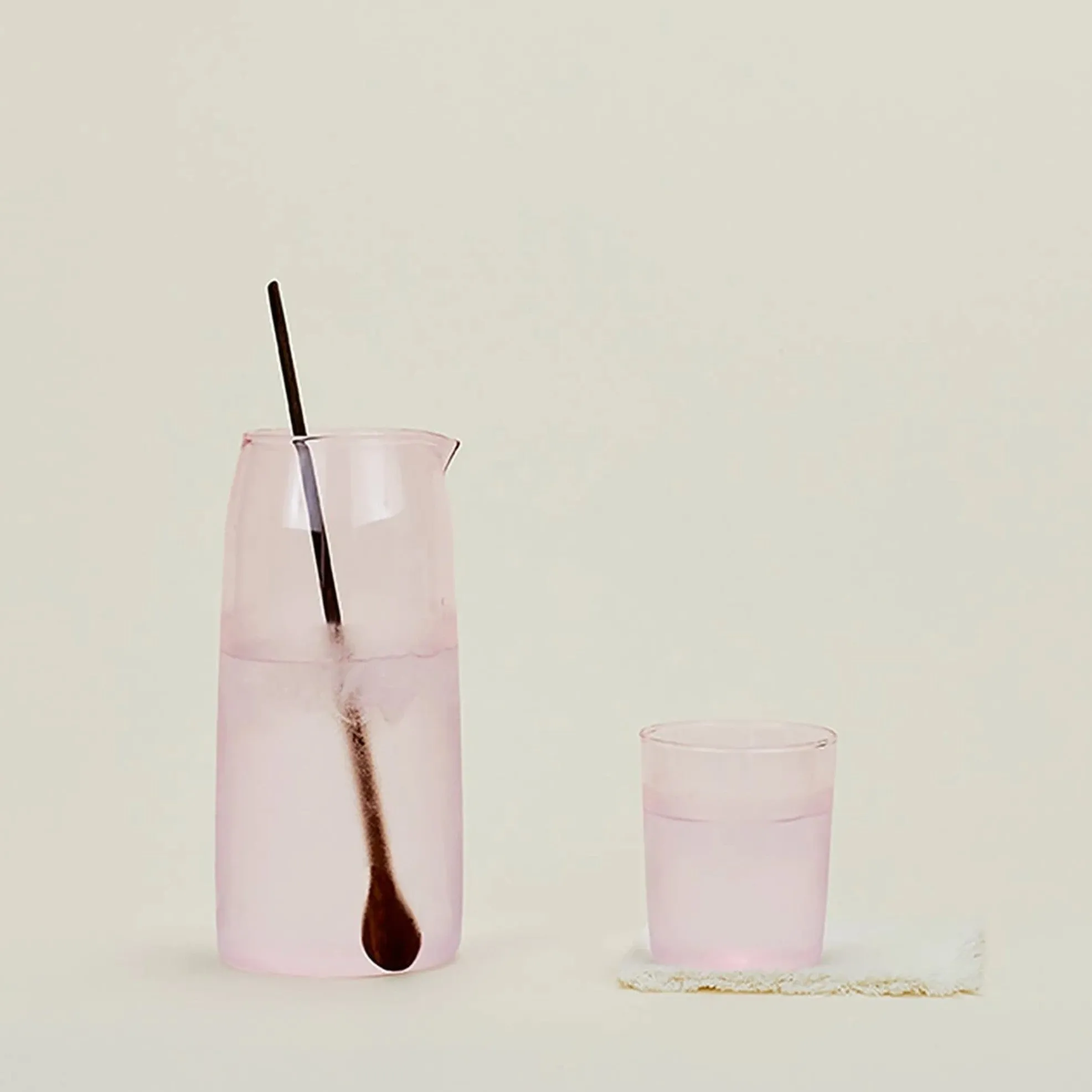 Essential Glassware Pitcher (Blush)