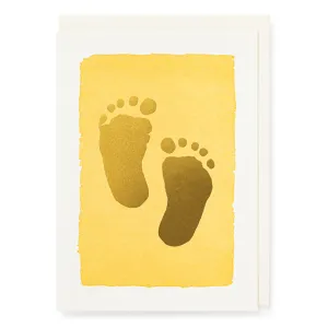 Gold Toes - Greeting Card