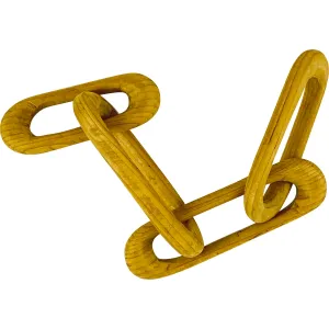 HAND CARVED WOOD CHAIN