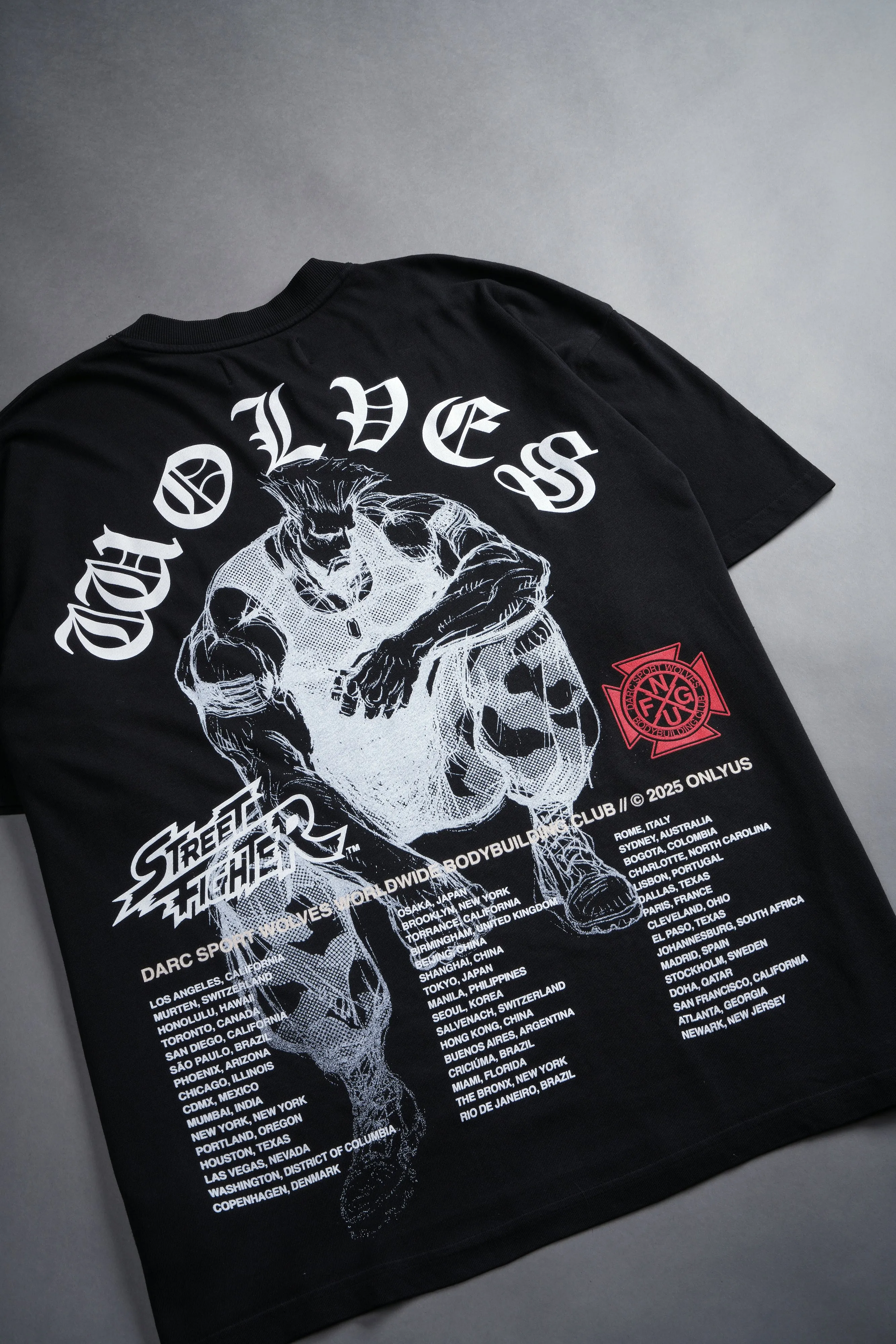 Iron Heart "Premium" Oversized Tee in Black