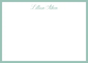 Lillian Personalized Note Cards