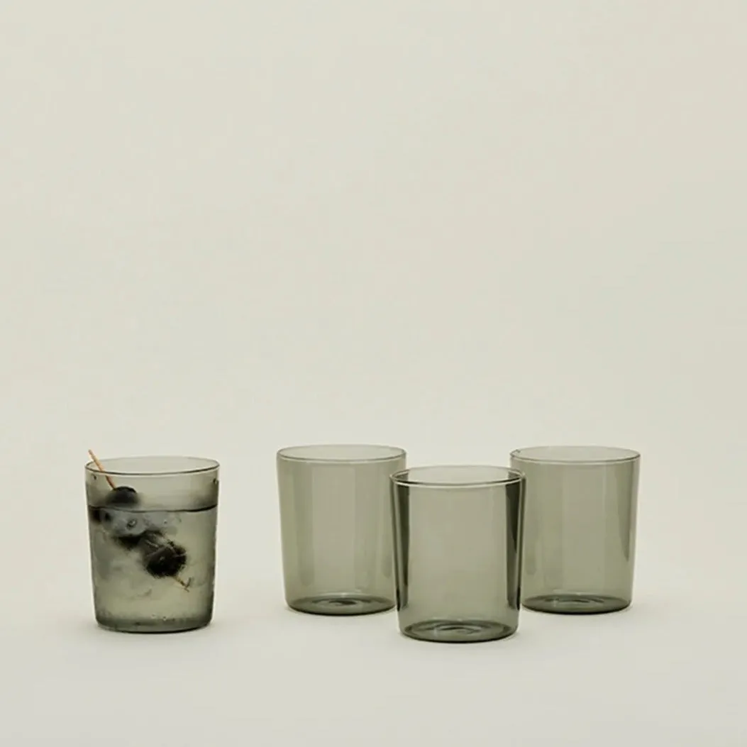 Medium Essential Glassware Set of 4 (Smoke)