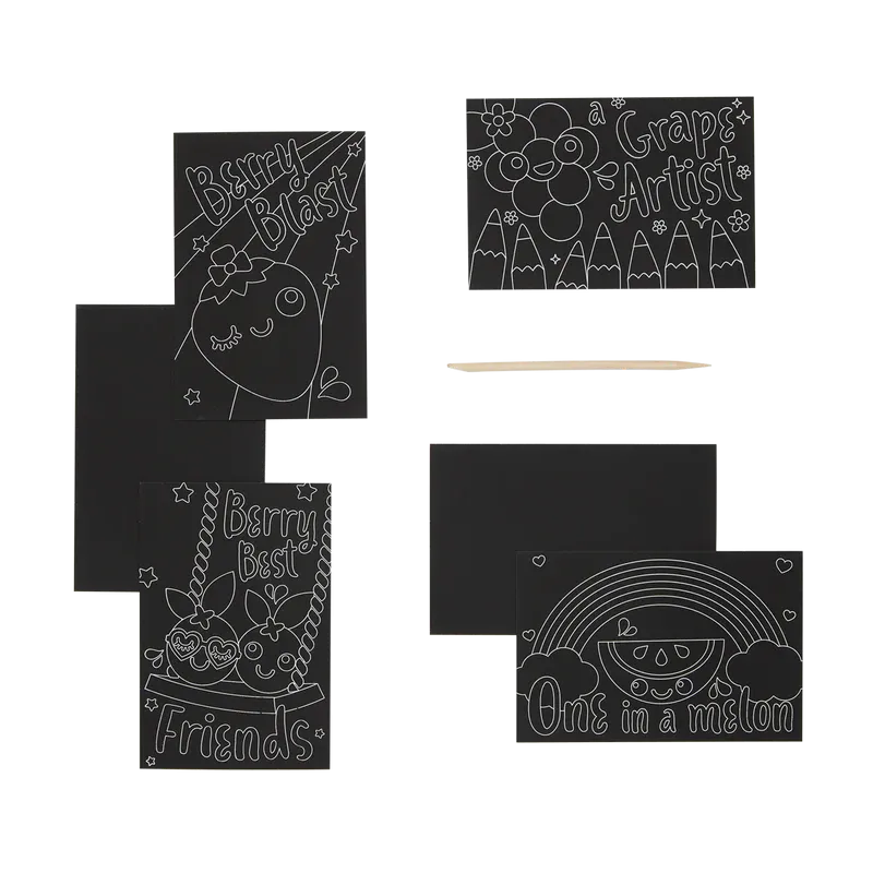 Mini Scratch & Scribble Art Kit (Lil Juicy)
