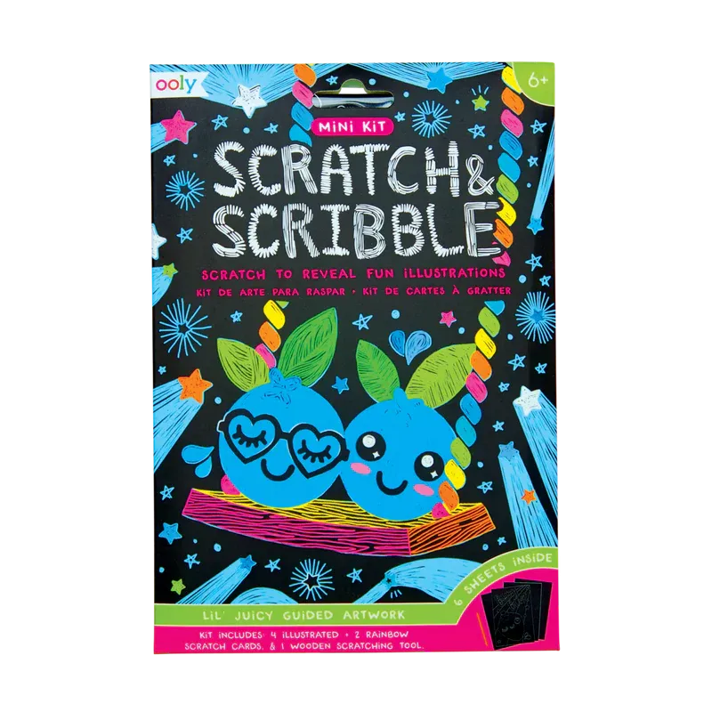 Mini Scratch & Scribble Art Kit (Lil Juicy)