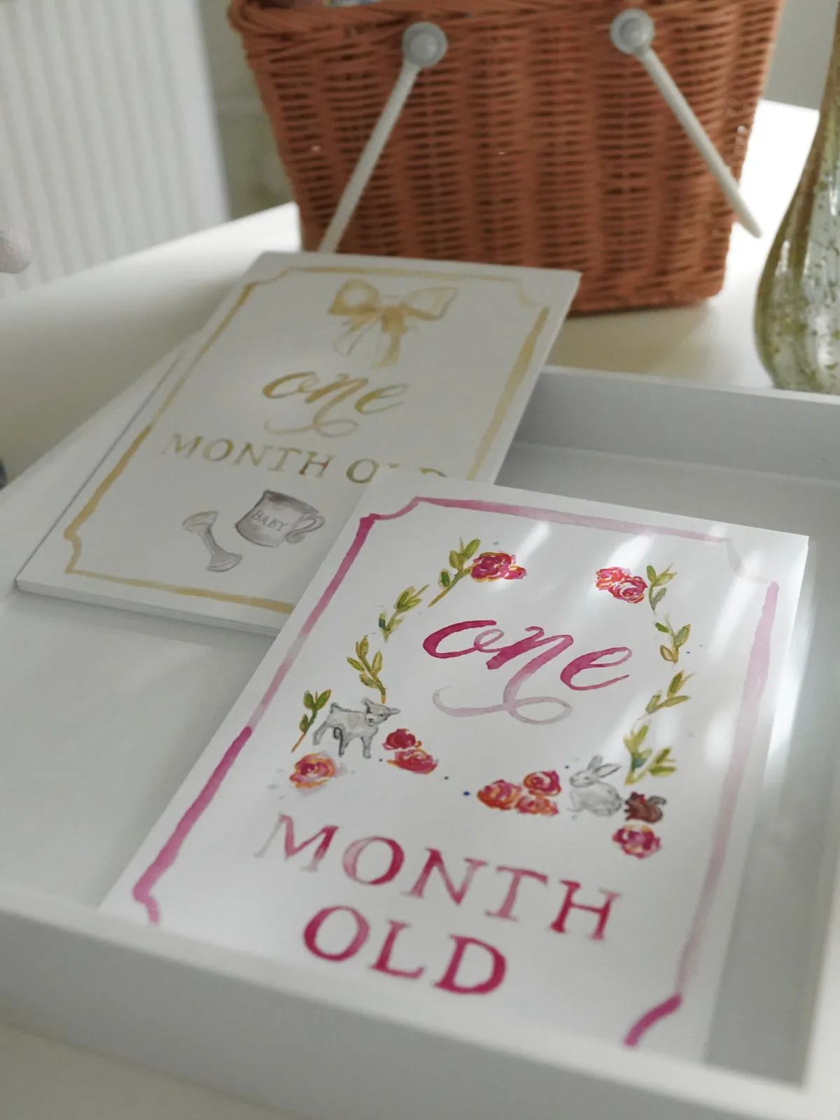 Monthly Milestone Card Set - Neutral
