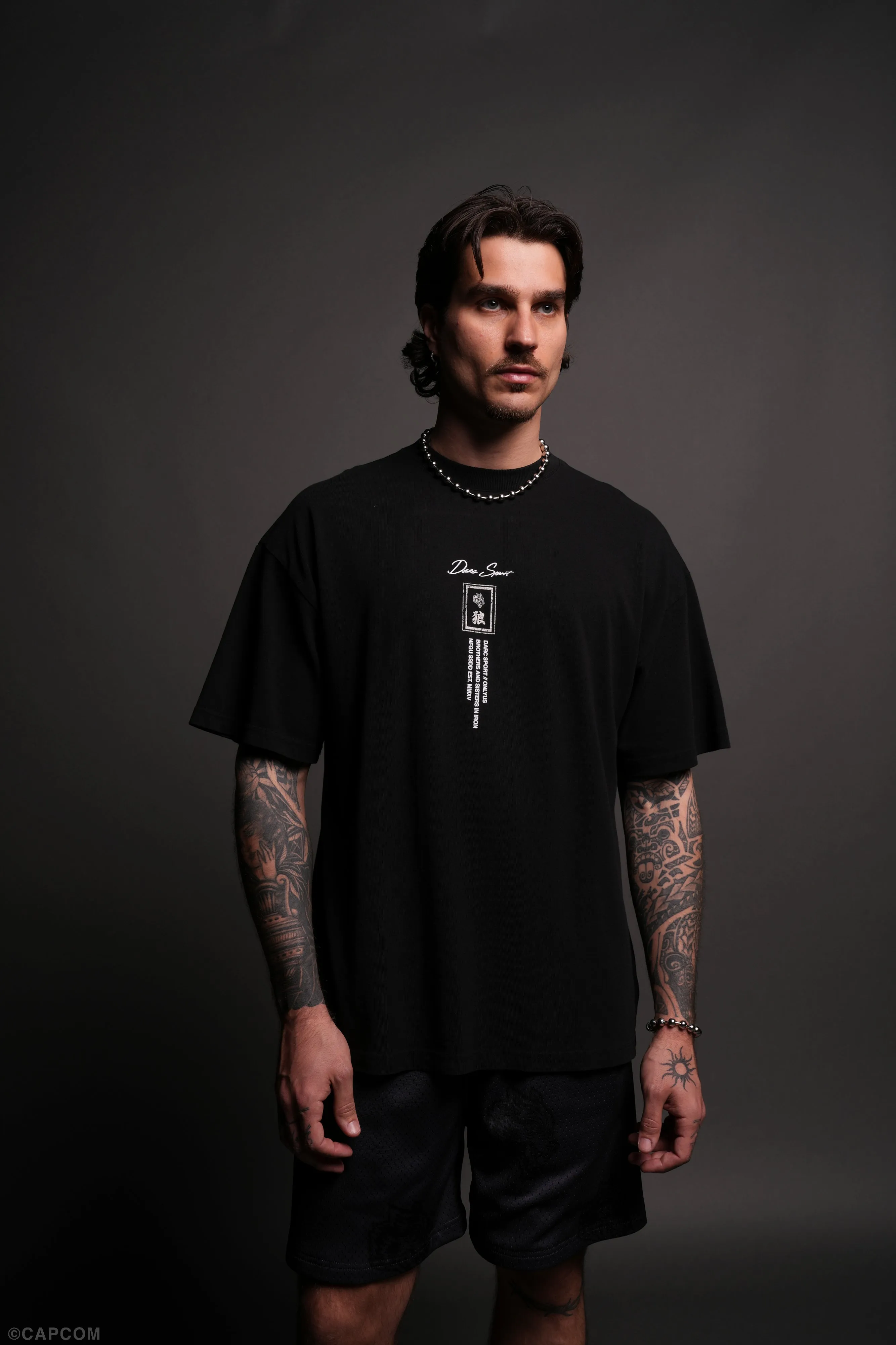Our Energy "Premium" Oversized Tee in Black