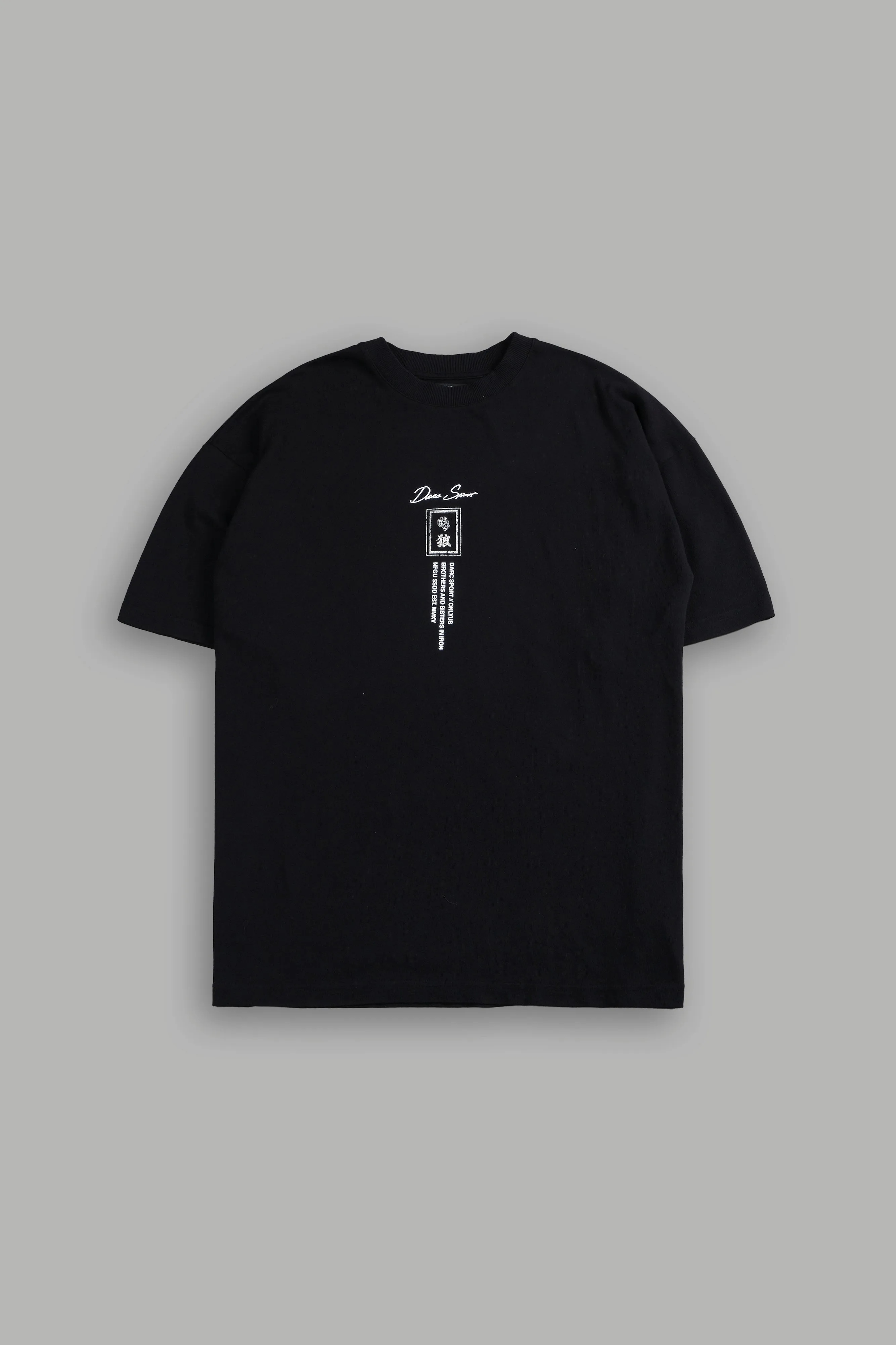 Our Energy "Premium" Oversized Tee in Black
