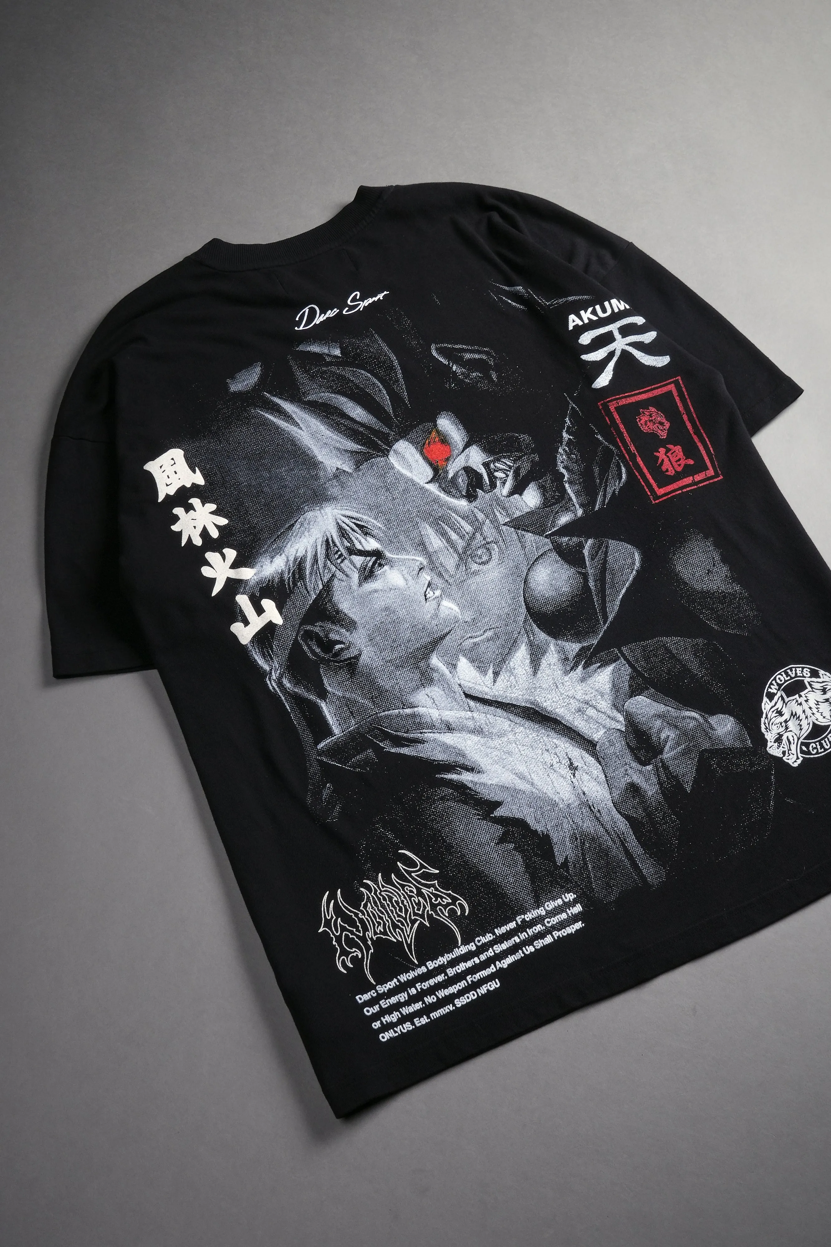 Our Energy "Premium" Oversized Tee in Black
