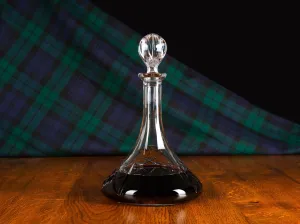 Panel Style Port Decanter, Engraved