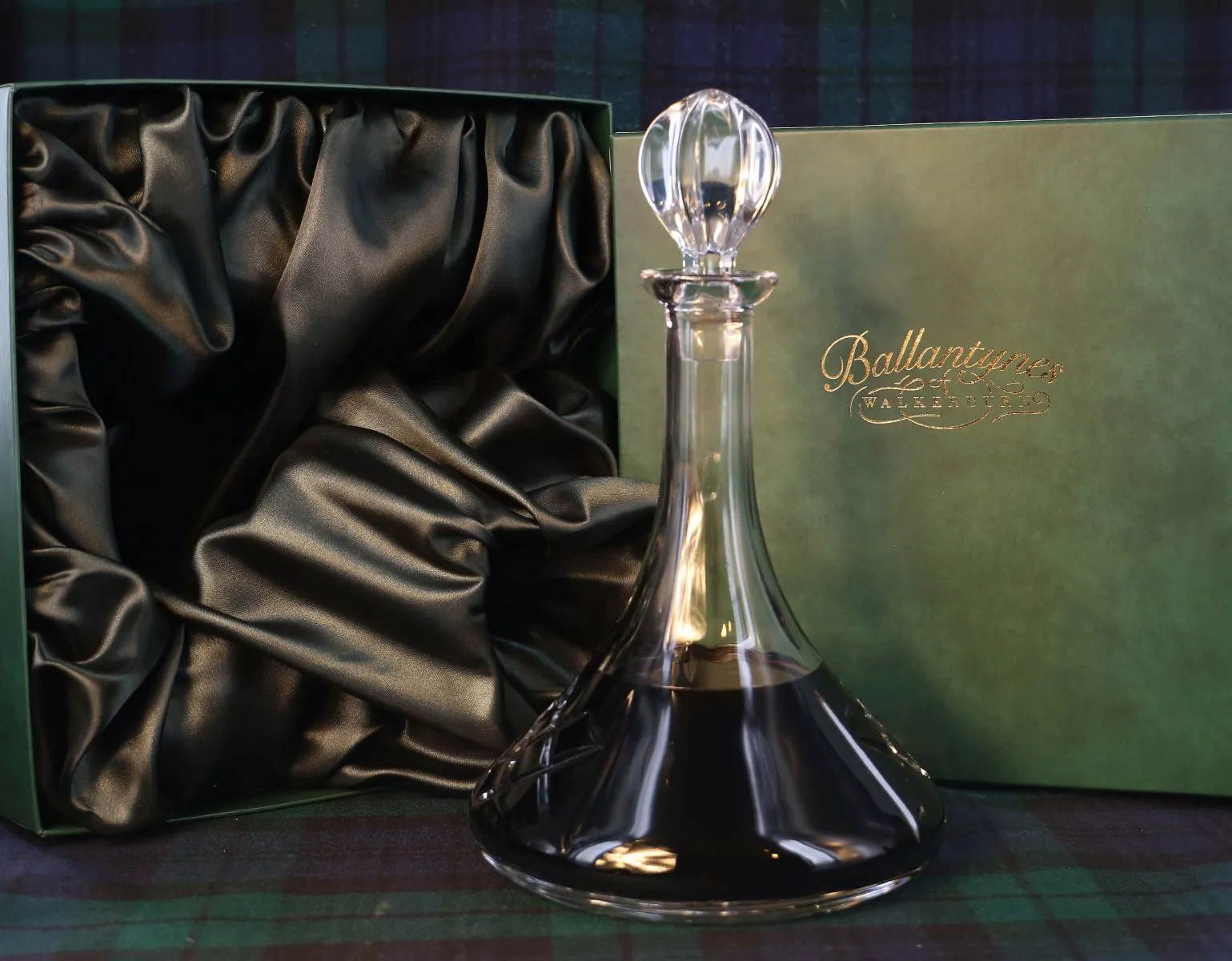 Panel Style Port Decanter, Engraved