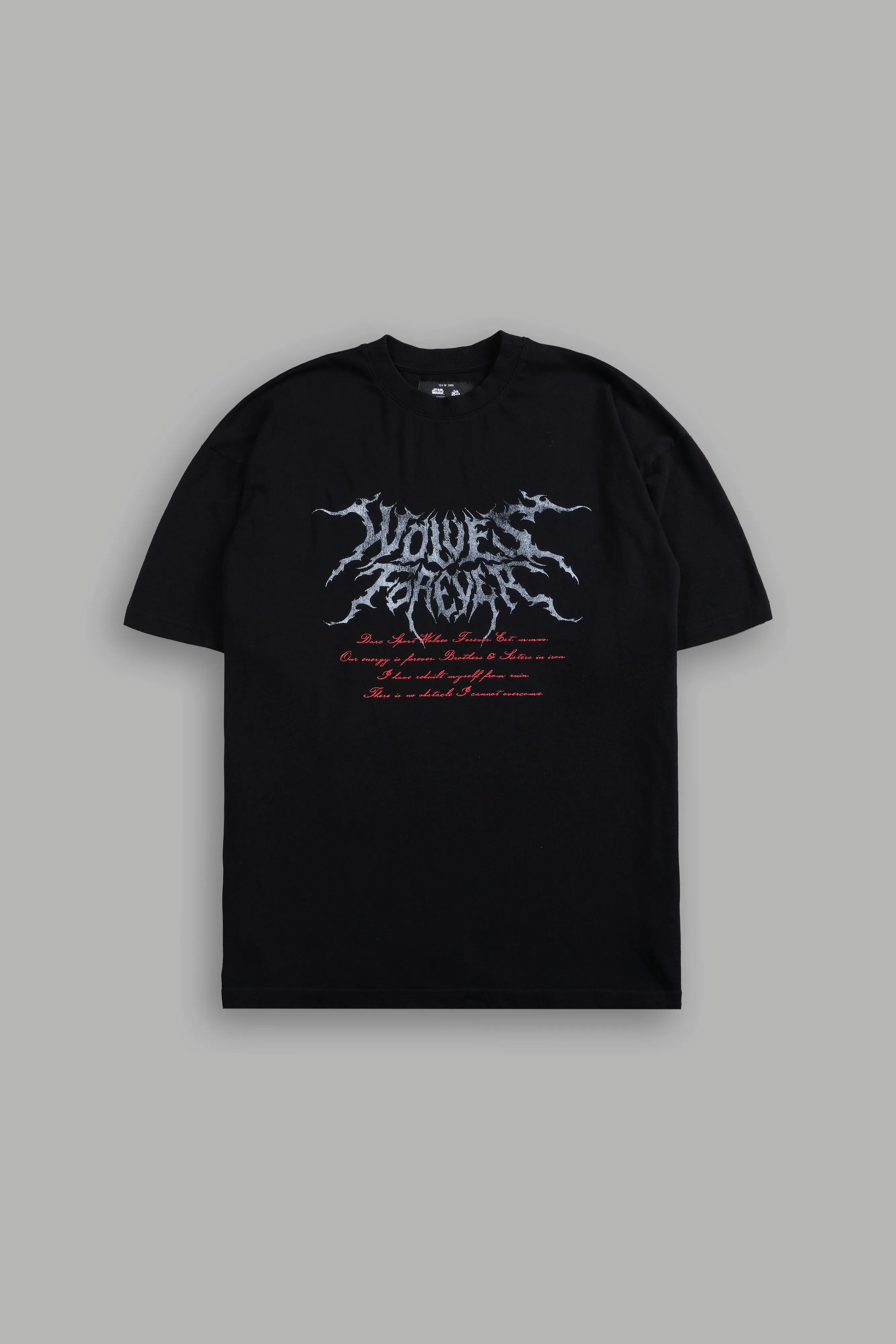 Scorched "Premium" Oversized Tee in Black