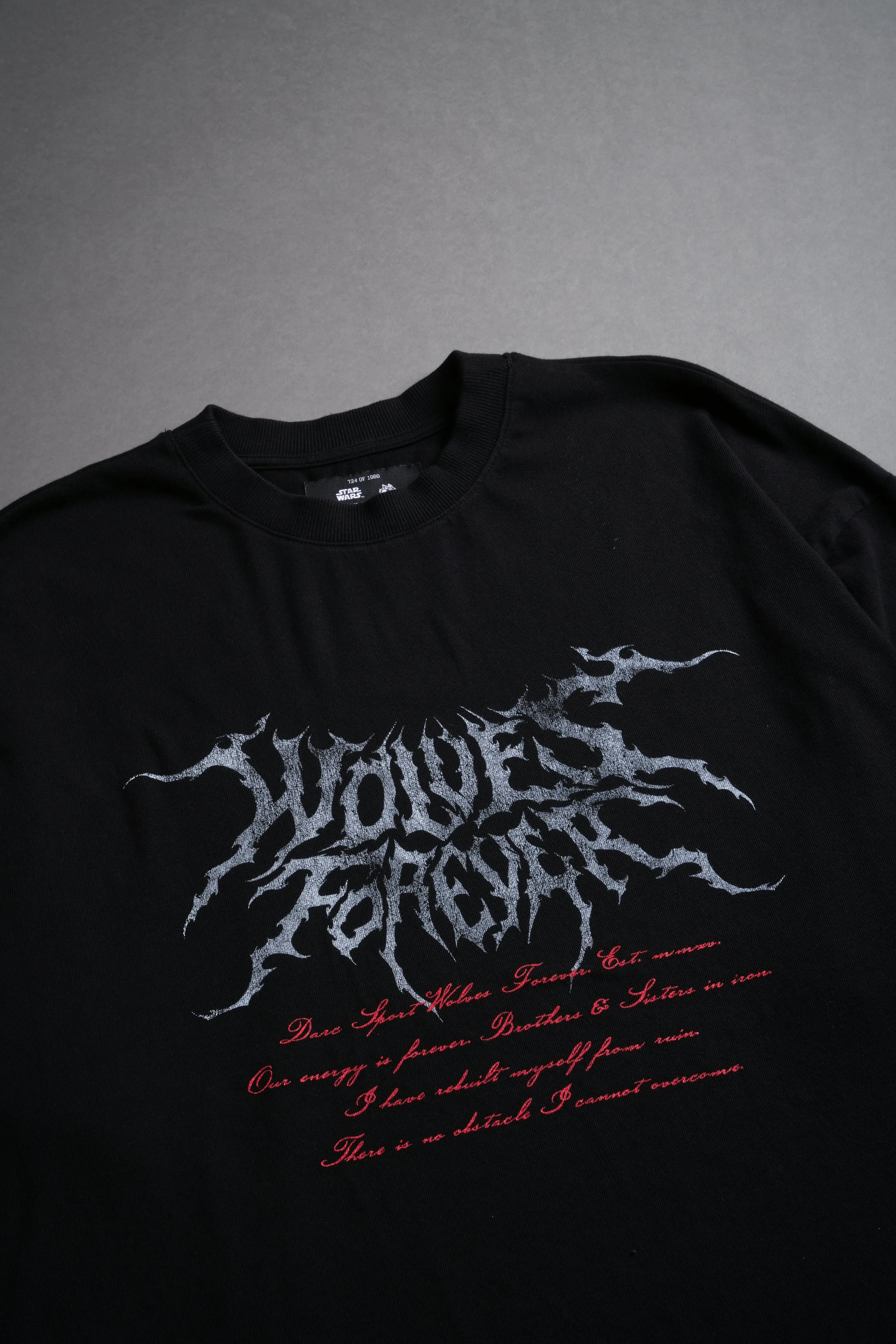 Scorched "Premium" Oversized Tee in Black