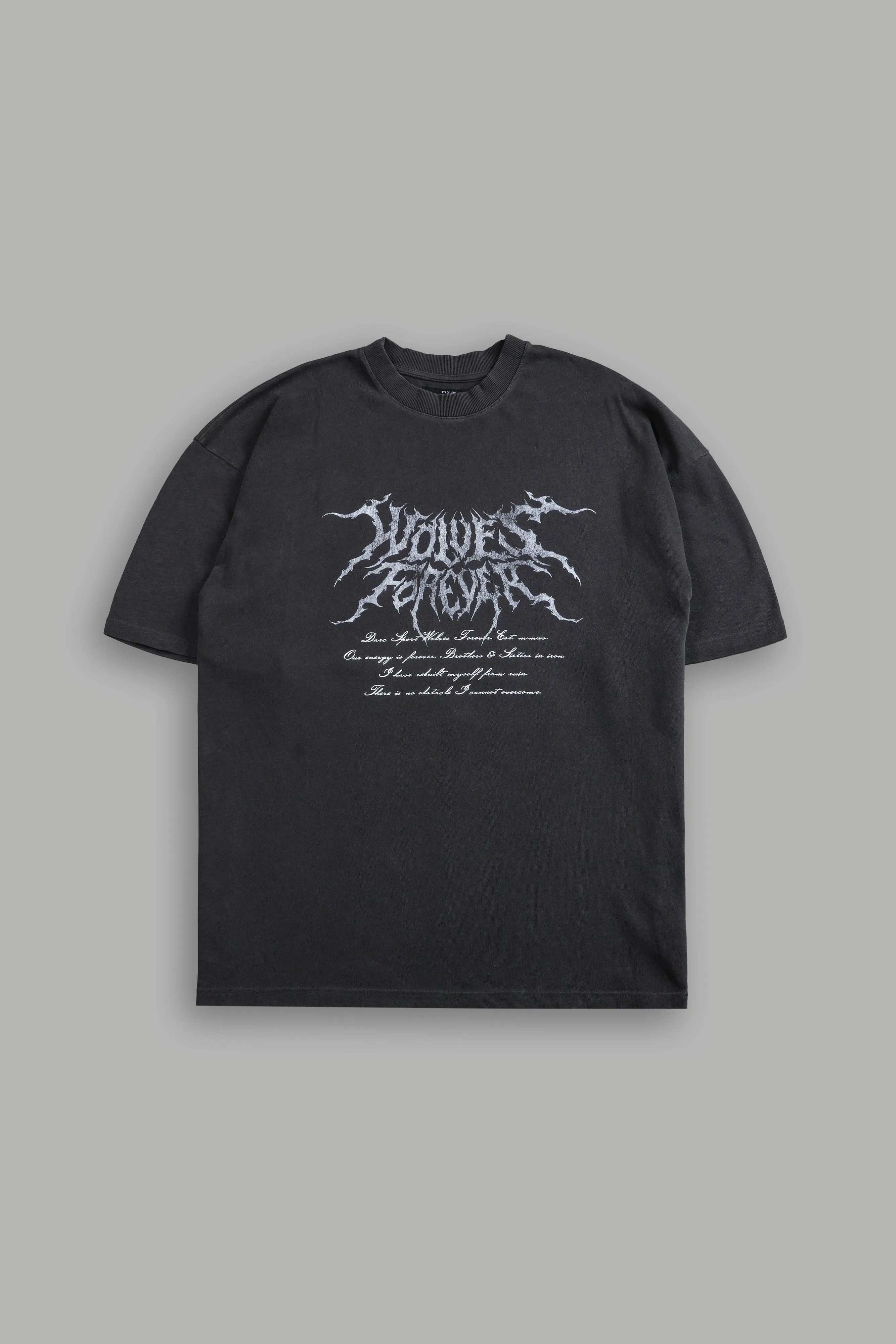 Scorched "Premium" Oversized Tee in Wolf Gray
