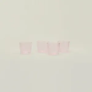 Small Essential Glassware Set of 4 (Blush)
