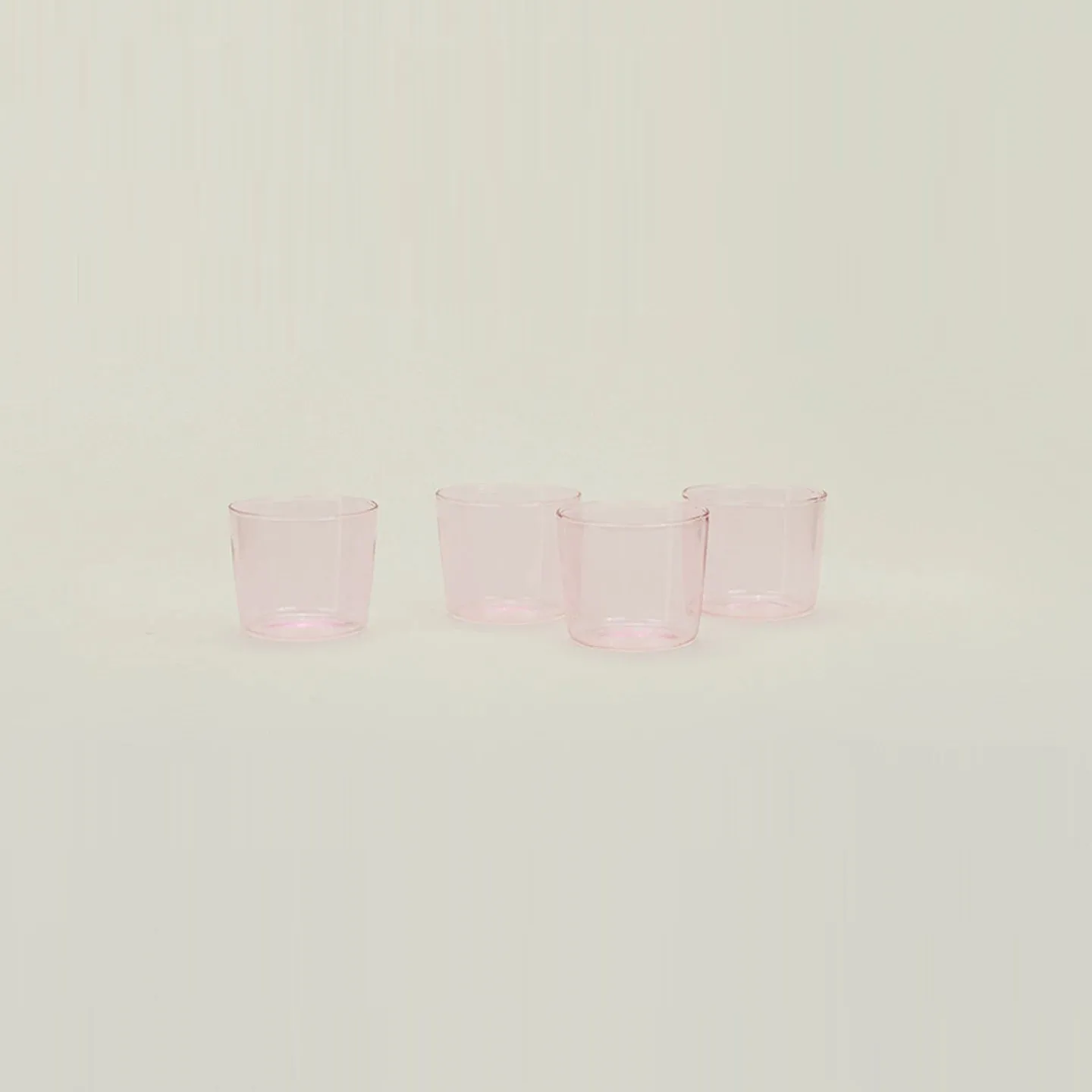 Small Essential Glassware Set of 4 (Blush)