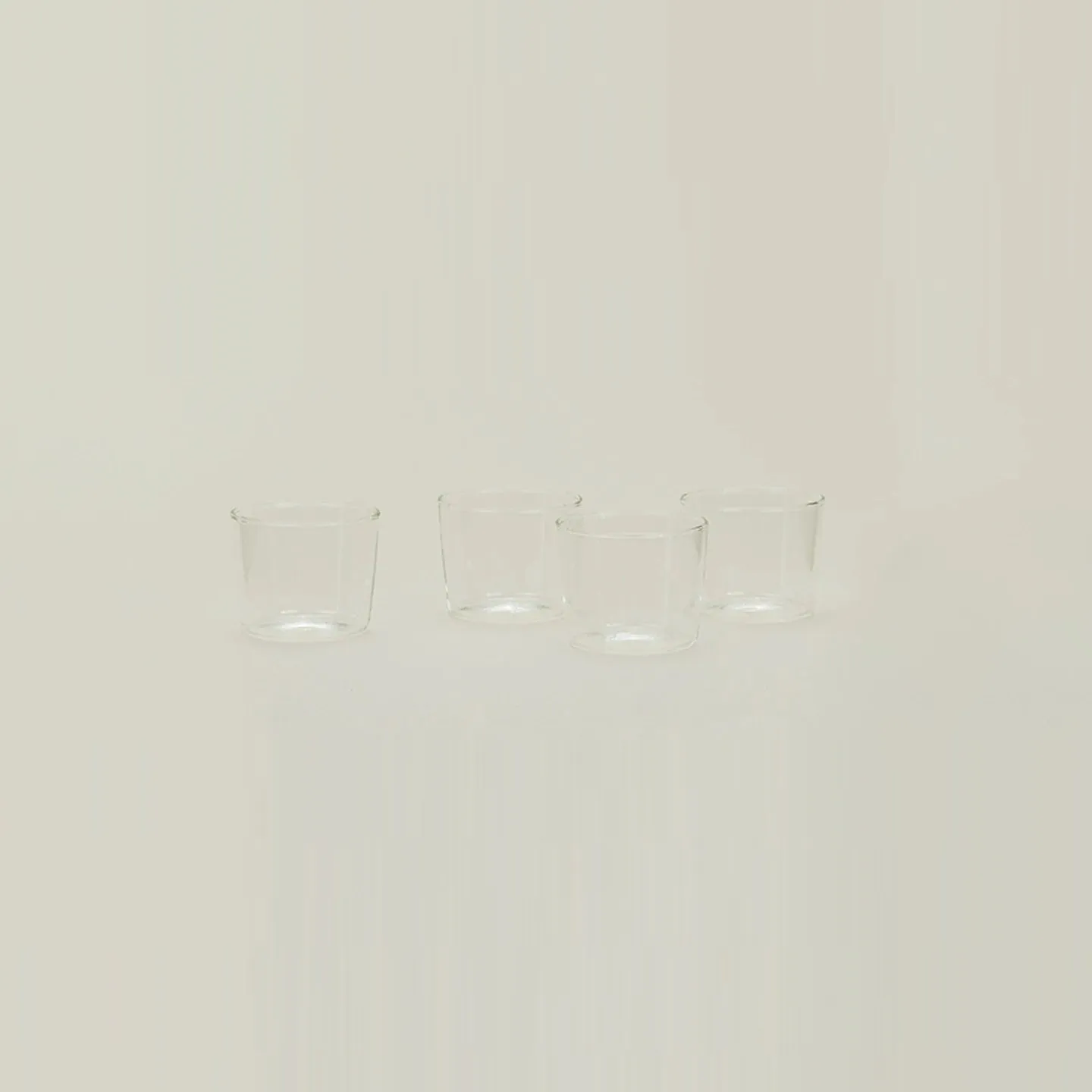 Small Essential Glassware Set of 4 (Clear)