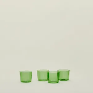 Small Essential Glassware Set of 4 (Green)
