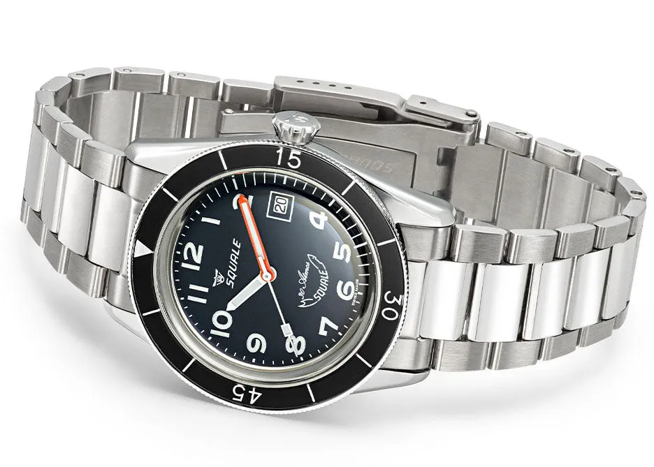 SQL Watch Sub-39 Black Arabic Bracelet