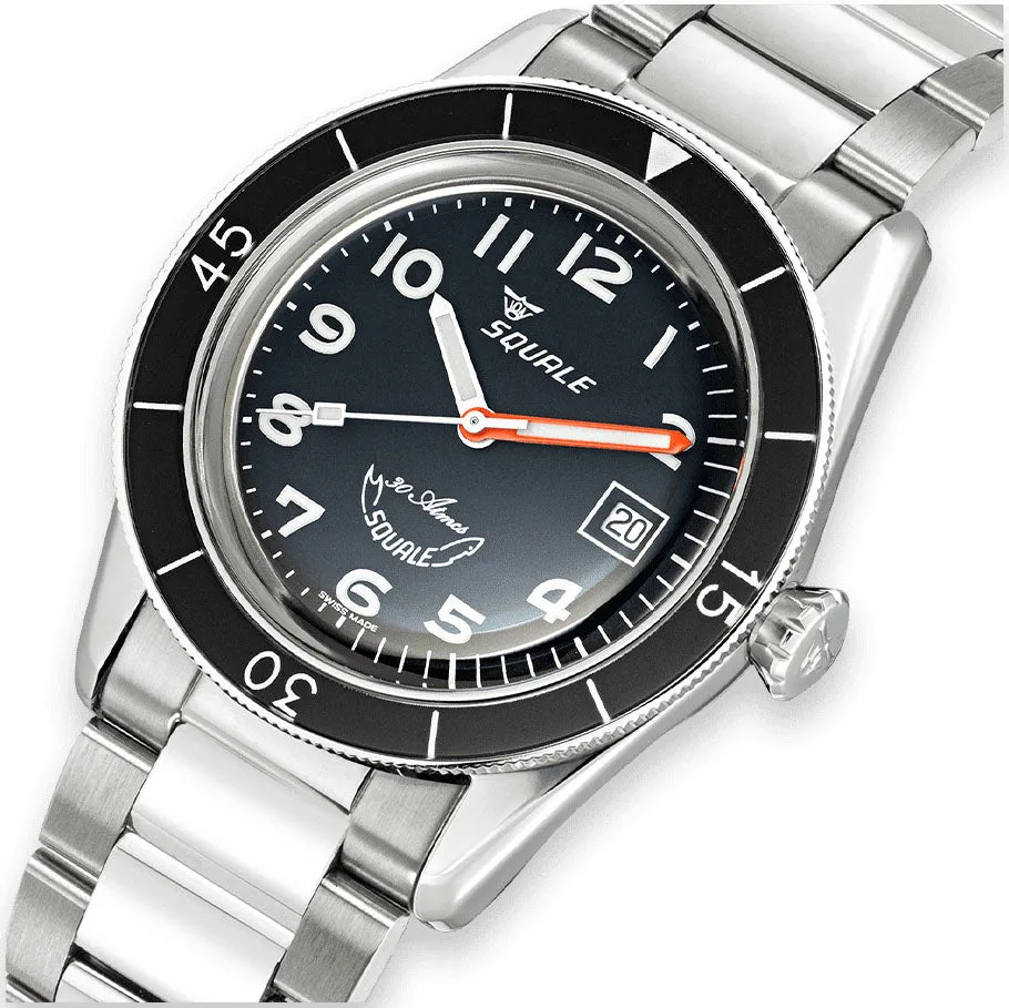 SQL Watch Sub-39 Black Arabic Bracelet