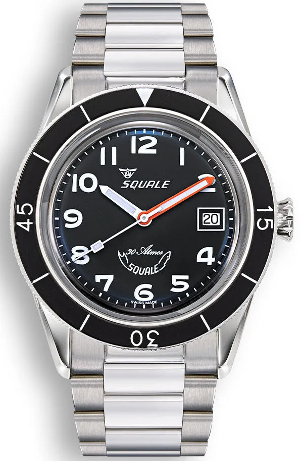 SQL Watch Sub-39 Black Arabic Bracelet