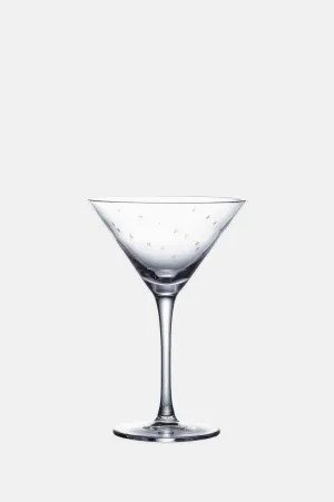 Stars Martini Glass Pair