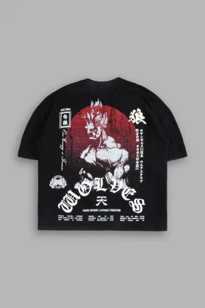 The Wrath Premium "Box Cut" Tee in Black