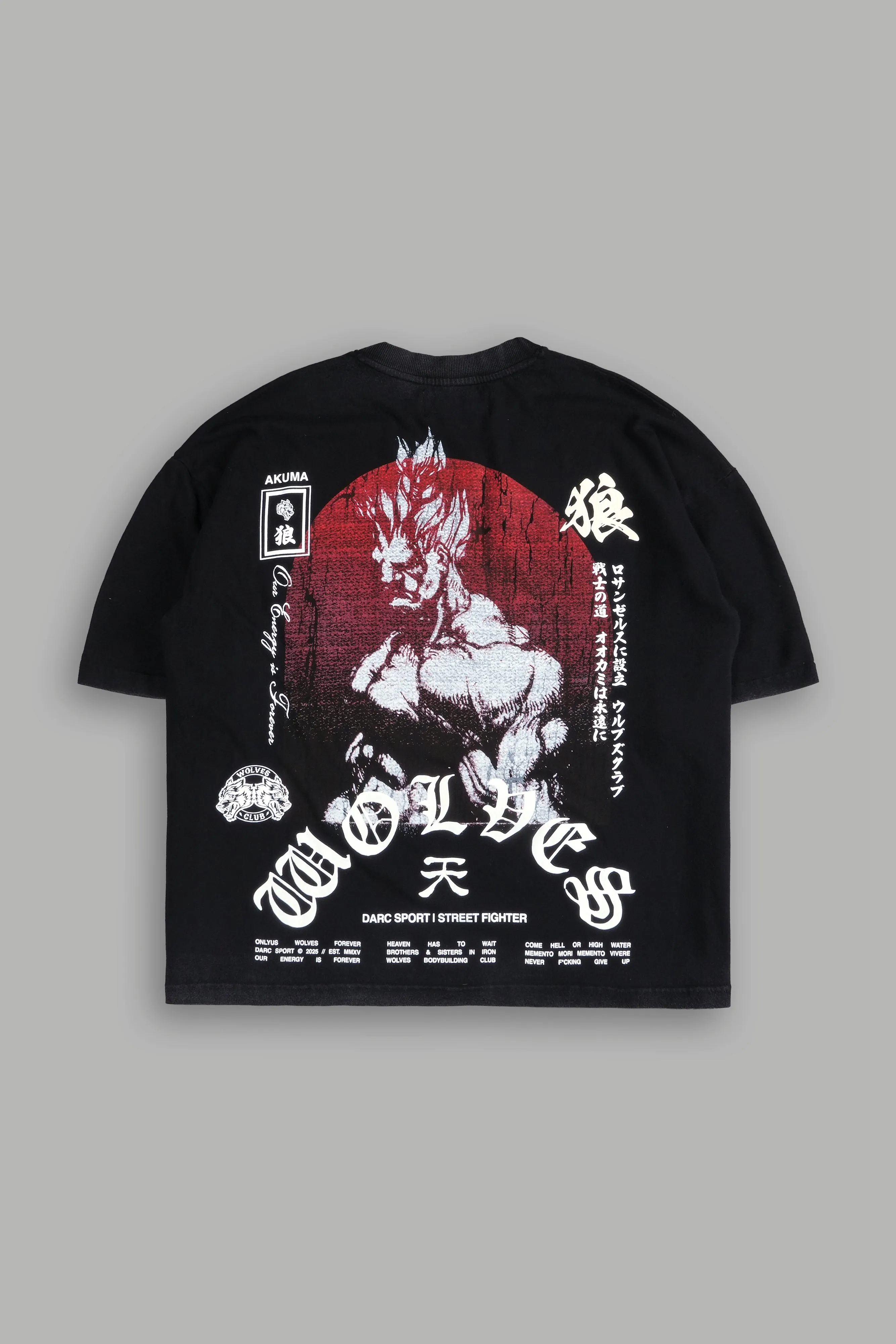 The Wrath Premium "Box Cut" Tee in Black