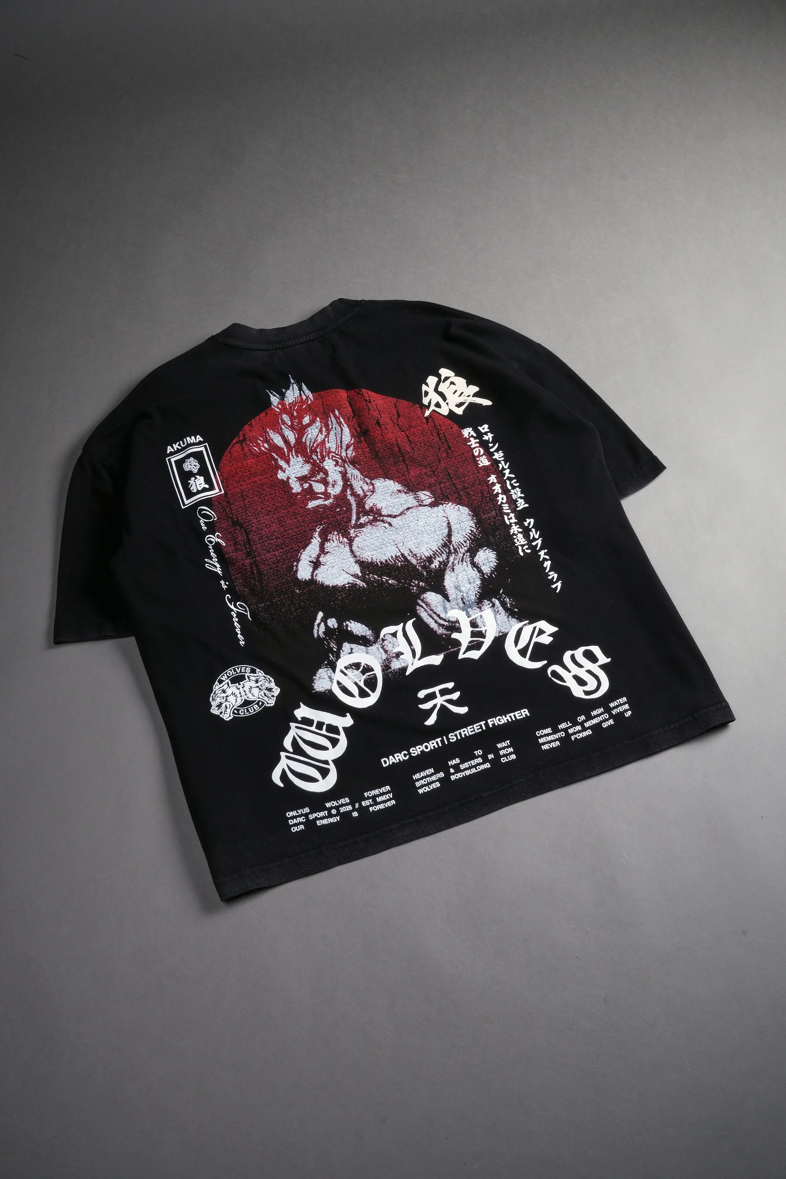 The Wrath Premium "Box Cut" Tee in Black
