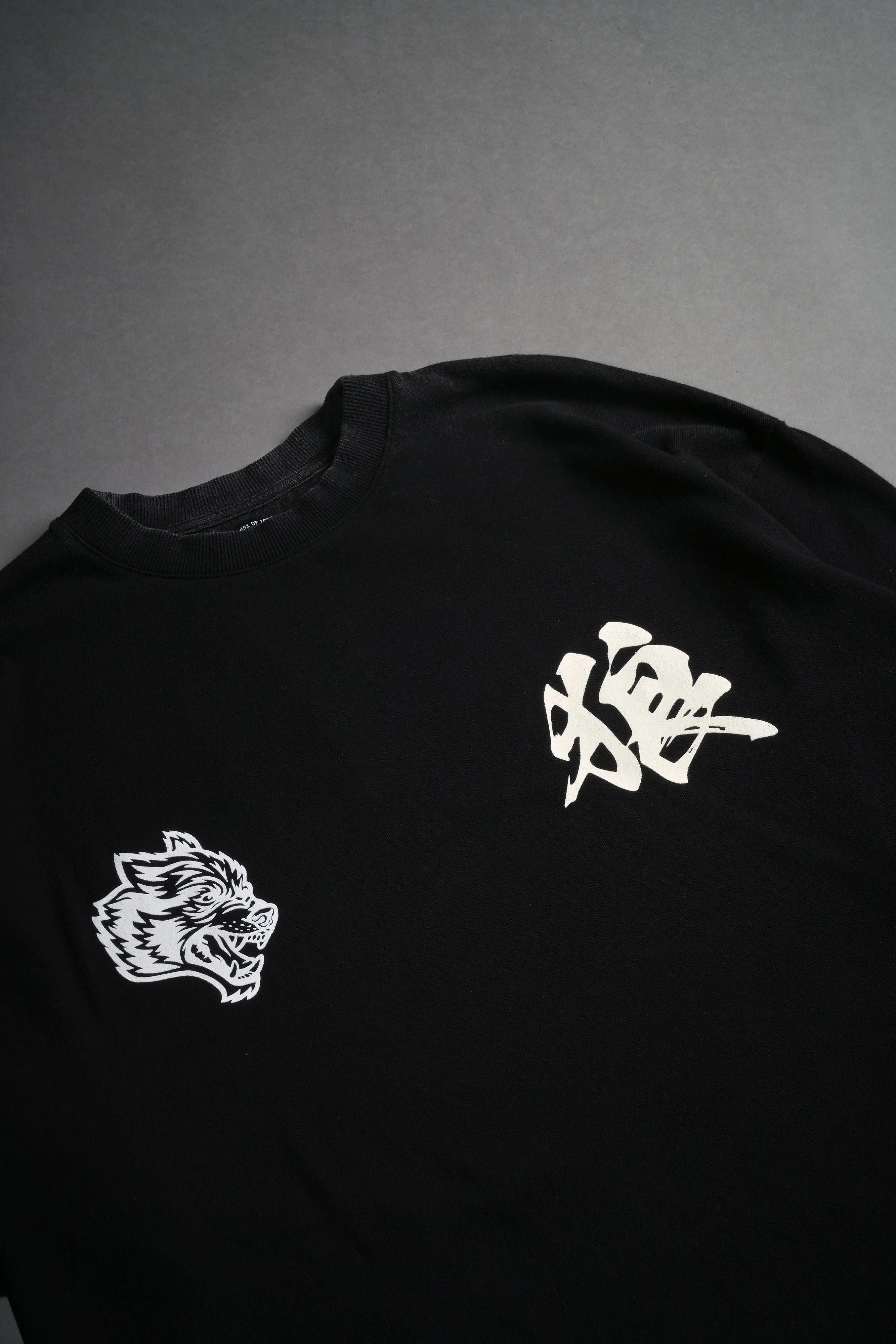 The Wrath Premium "Box Cut" Tee in Black
