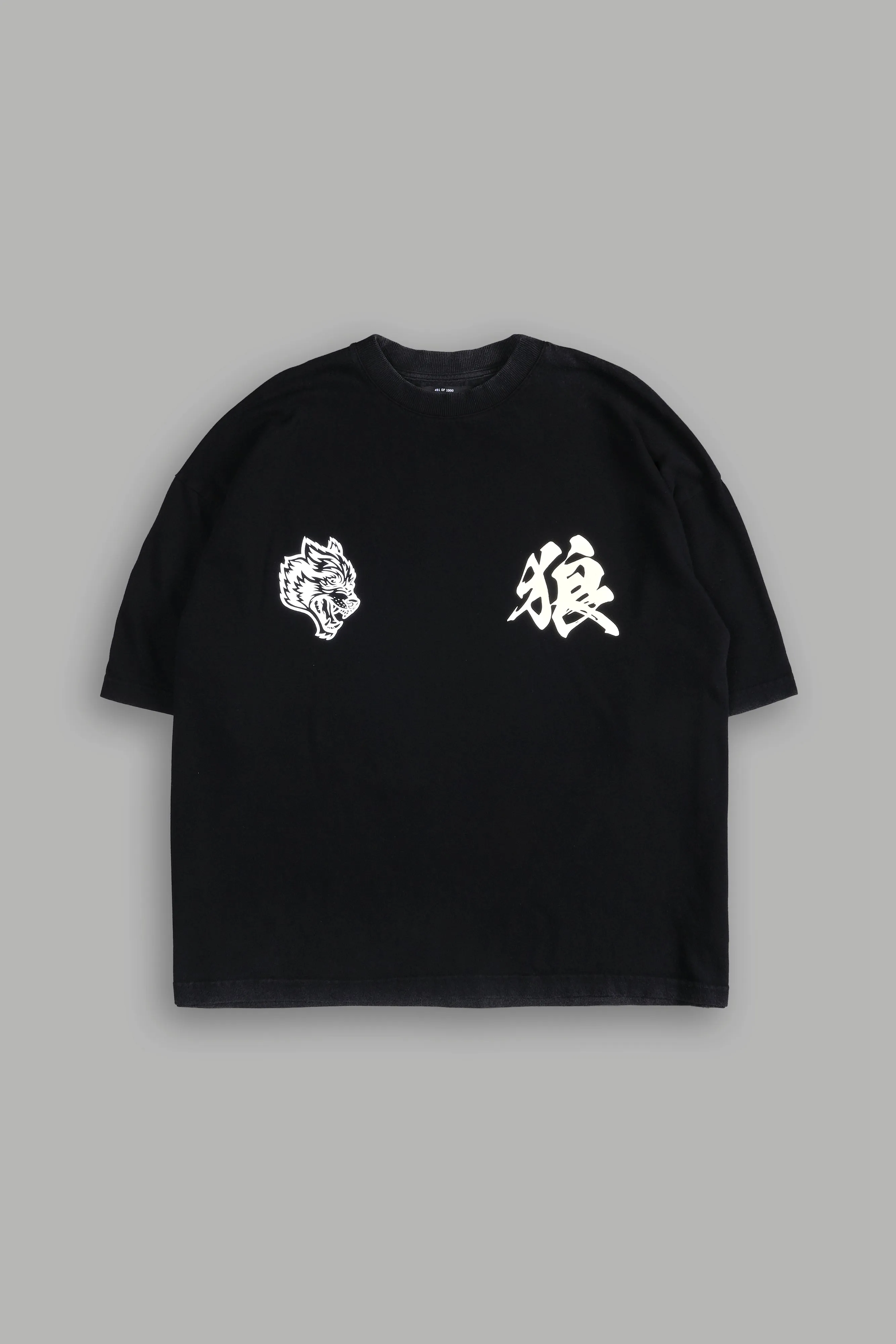 The Wrath Premium "Box Cut" Tee in Black
