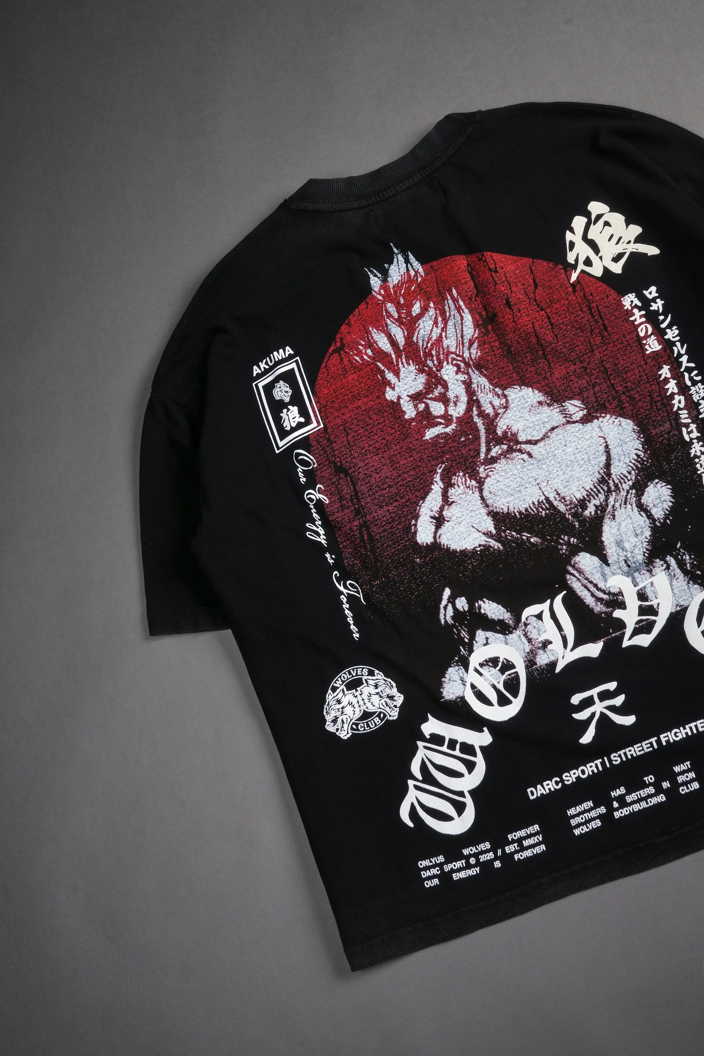 The Wrath Premium "Box Cut" Tee in Black
